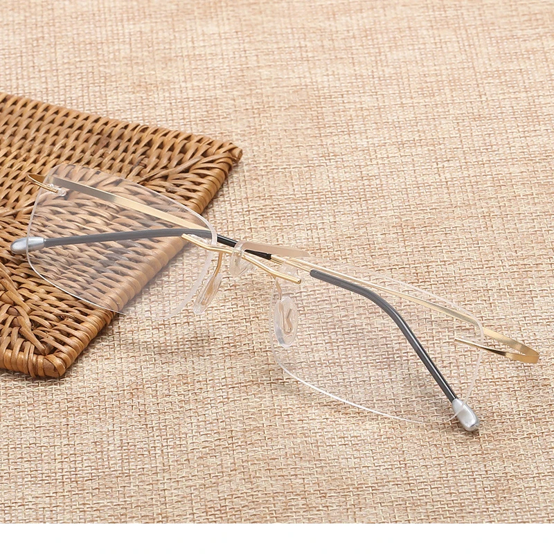 Анти-синий светильник защита от усталости HD пресбиопии очки унисекс без оправы очки для чтения leesbril lentes de lectura mu