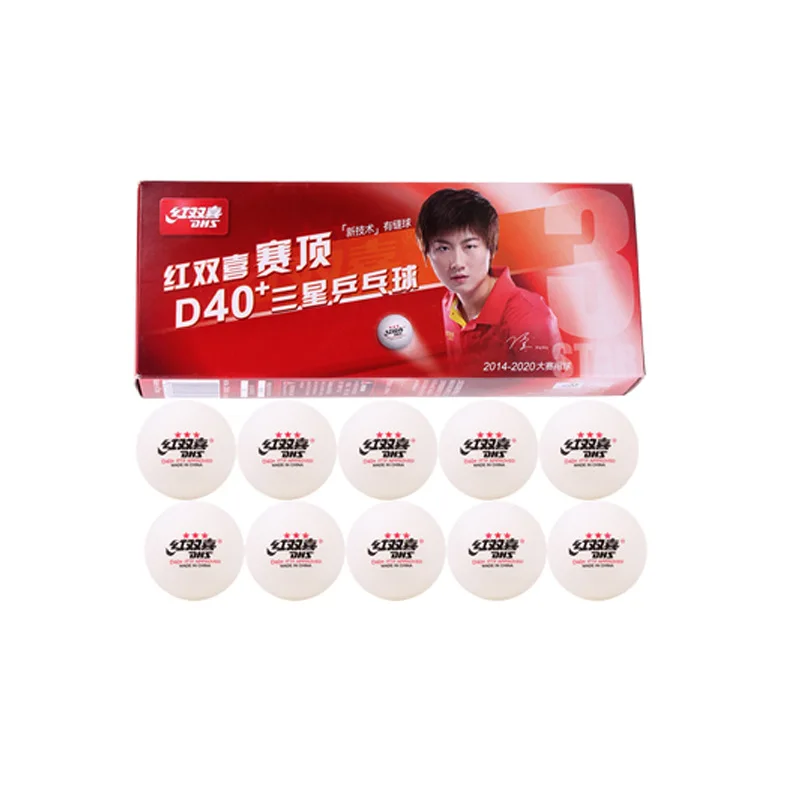 10 штук в упаковке профессиональная мячи для настольного тенниса DHS 3 звезда D40 + (