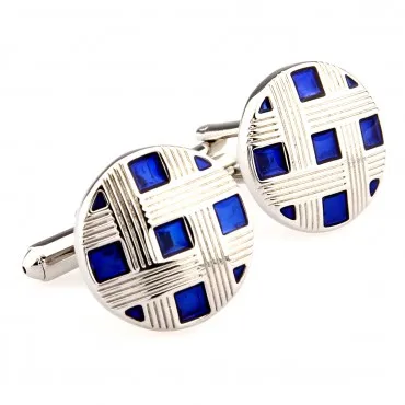 Запонки эпоксидные красные черные синие 1 пара