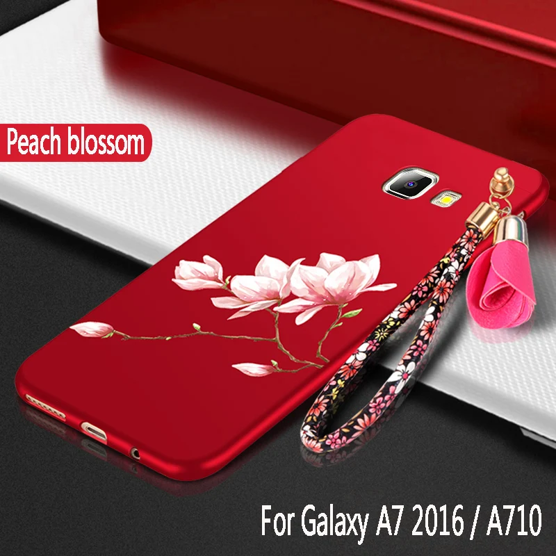Силиконовый чехол для Samsung Galaxy A7 2016 роскошный 3d защитный мобильный телефон мягкий