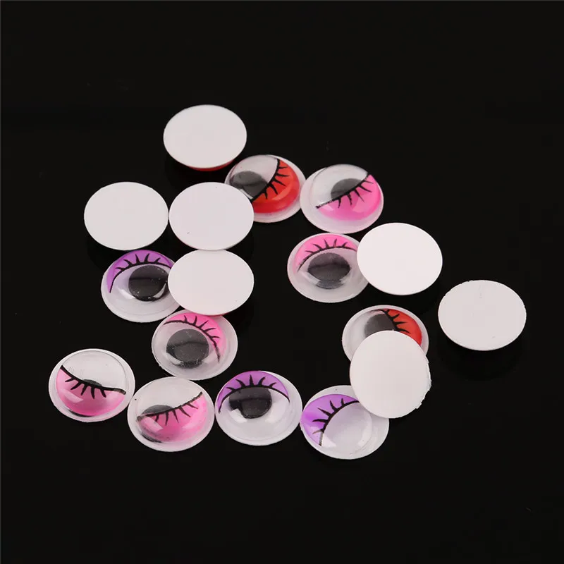 100 шт./упак. аксессуары для кукол разноцветные овальные ресницы ручной работы