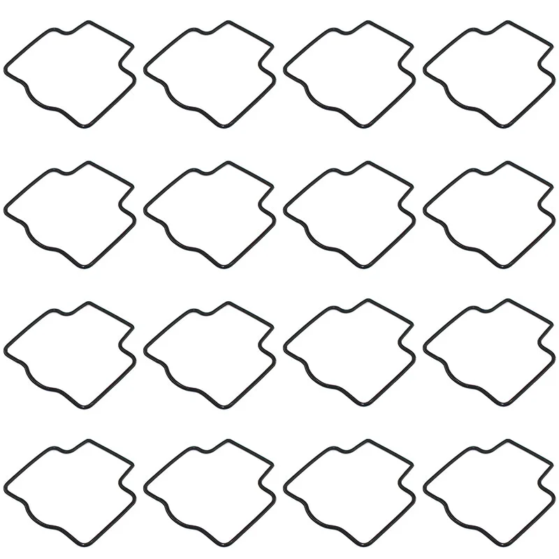 16 PCS Для Kawasaki ZX-10 ZX-6R ZX-7R ZX-9R ZXR400L ниндзя, Набор теней kat ZX600F ZX750P ZX900B ZX400L карбюратор прорезиненная прокладка уплотнения корпуса - Цвет: 16 PCS