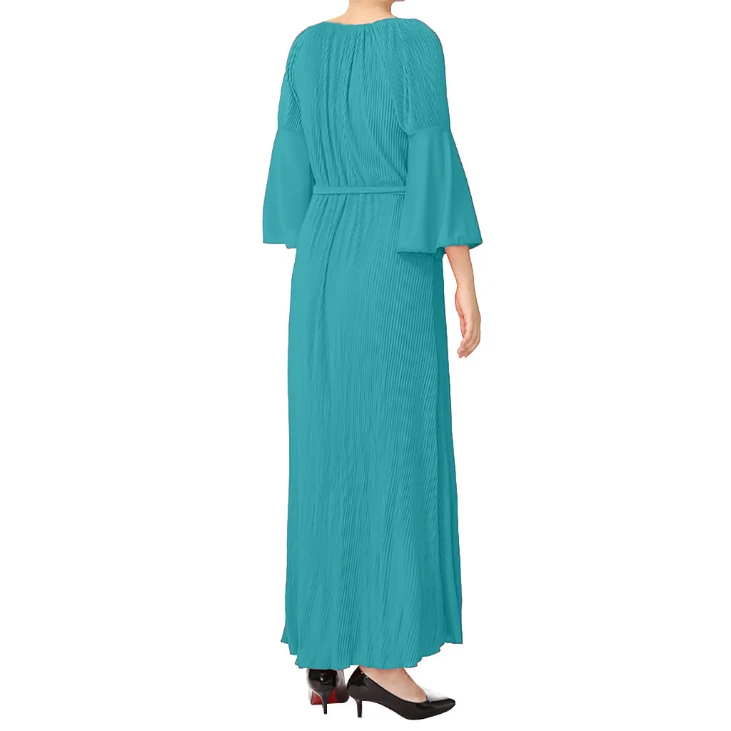 Модное мусульманское платье для женщин этнические халаты Исламская