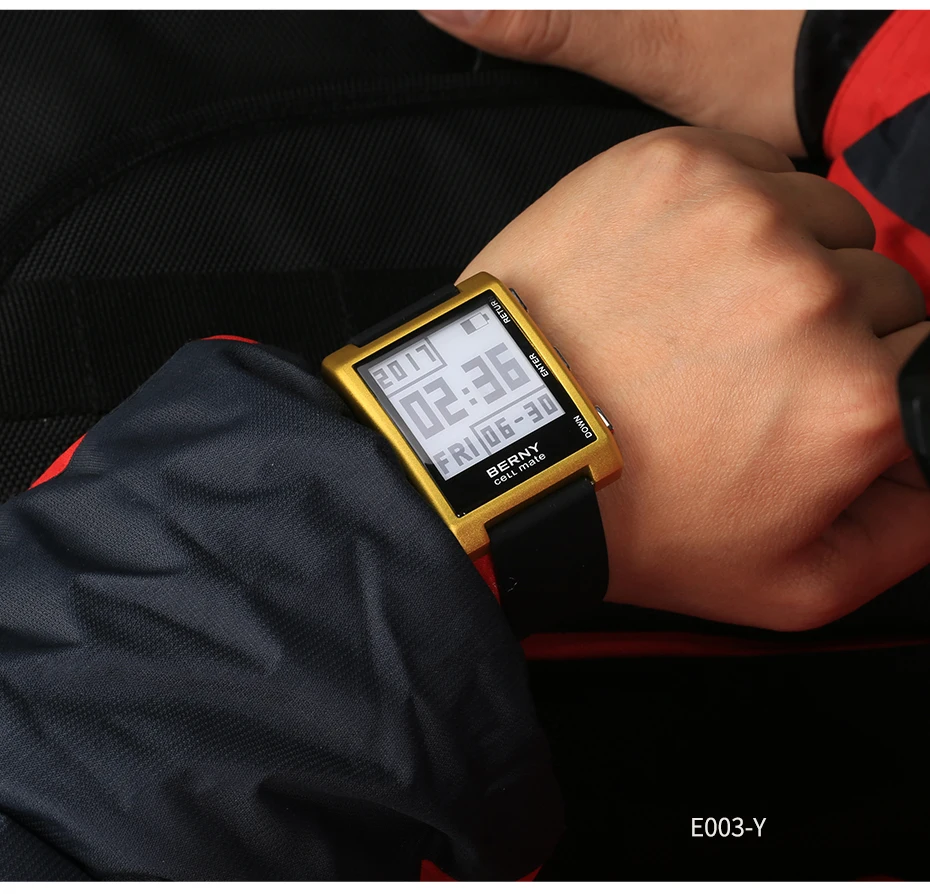 Ролевые роскошные часы Digita электронные чернила reloj hombre мужские ретро цифровые электронные наручные часы e-Ink E003 часы Кубка мира