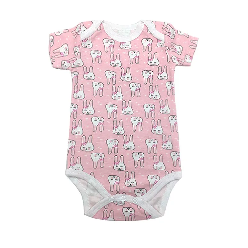 Baby Bodysuit Fashion 1pieces/lot Newborn Body Short Sleeve Overalls Infant Boy Girl Jumpsuit kid clothes | Мать и ребенок