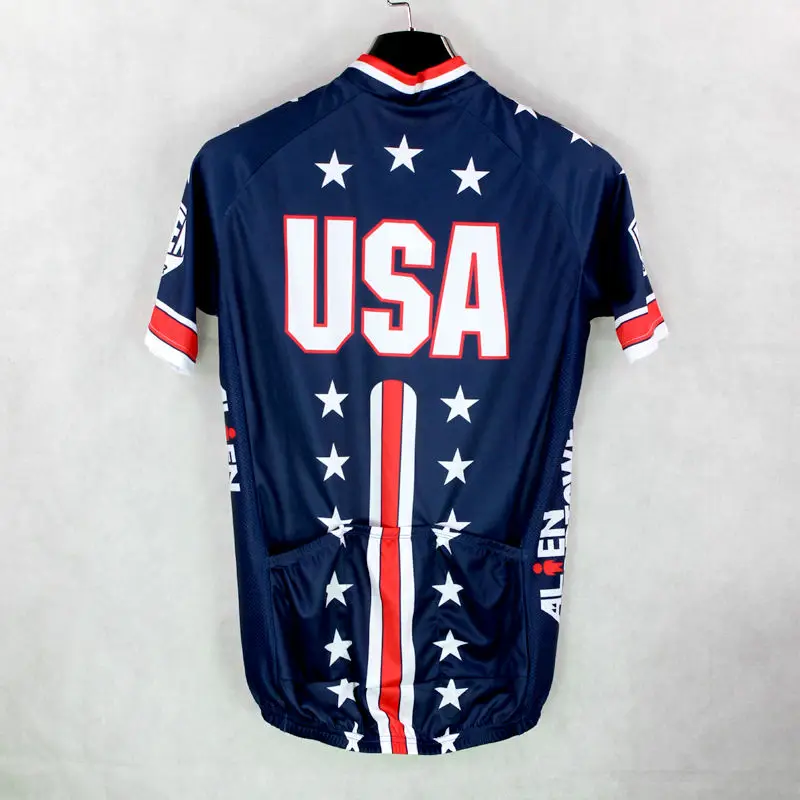 2018 Pro Full zipper Cycling Jersey Comfortable Sleeve Bike/Bicycle Shirt USA Flag ropa SportsWear Clothing | Спорт и развлечения