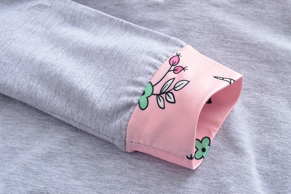 Одежда для новорожденных девочек из 2 предметов футболка с капюшоном и длинными