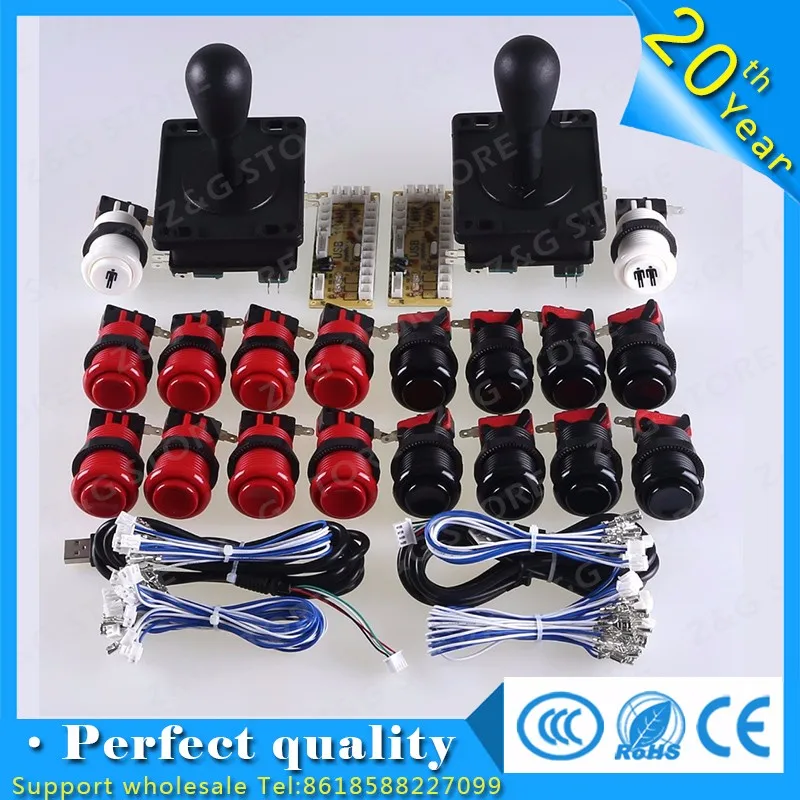 2017 USB кодировщик 8 полосный классический аркадный джойстик Классическая аркадная