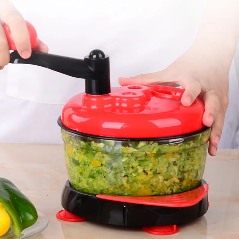 ONEUP многофункциональная ручная мясорубка лезвие из нержавеющей стали резак для пищевых продуктов бытовой Овощной миксер кухонная машина