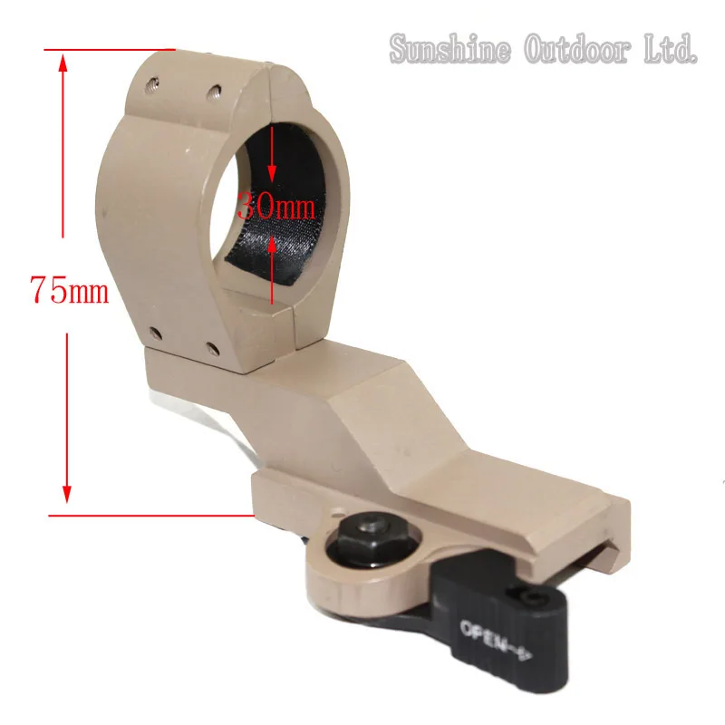 Охотничья красная точка M3 QD Крепление 30 мм крепление для прицела загар 20