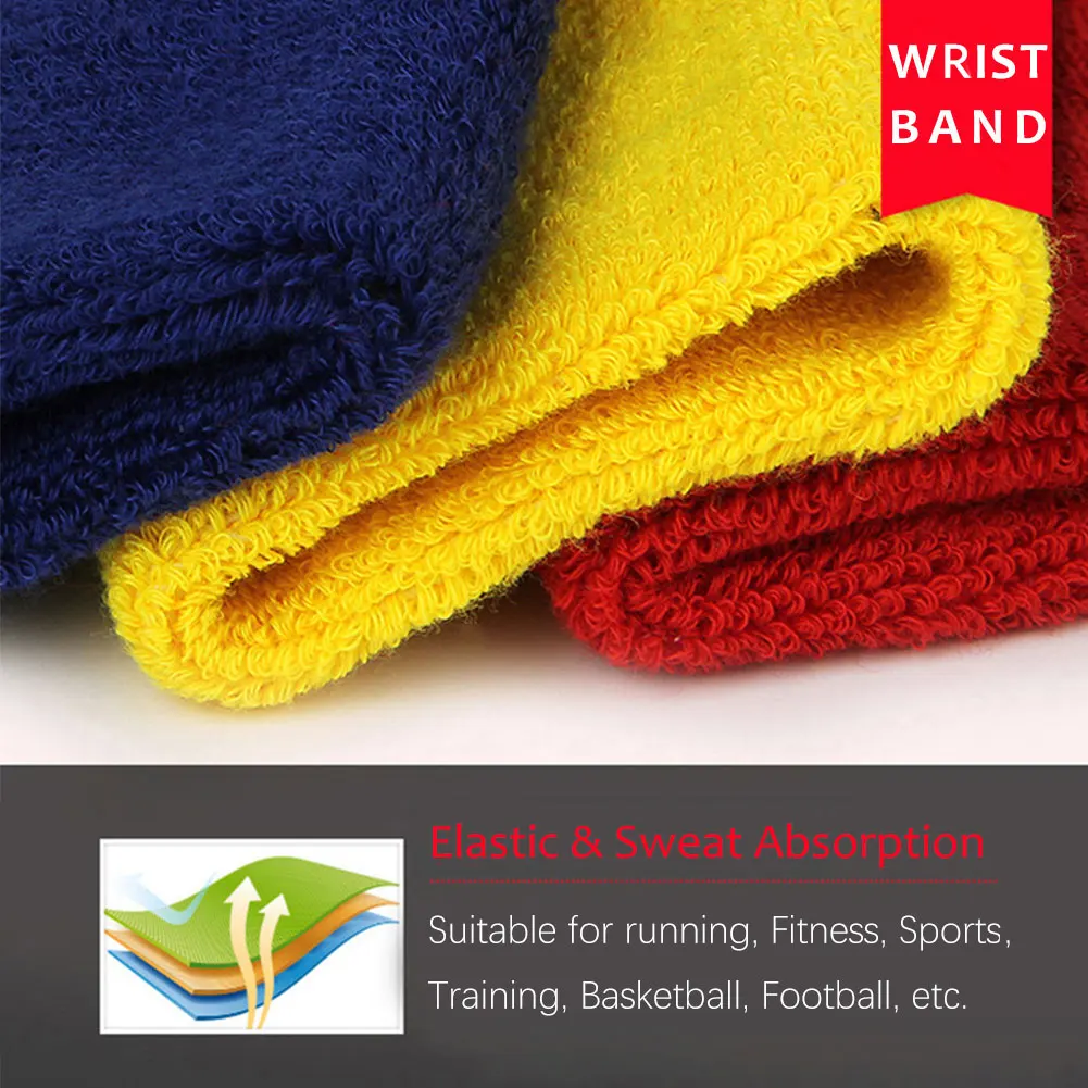 1 шт. спортивный впитывающий Пот браслет Воздухопроницаемый поддержка запястья