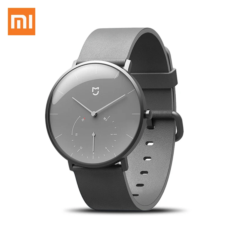 Кварцевые часы Xiaomi Mijia Mi водонепроницаемые Смарт с двойным циферблатом и