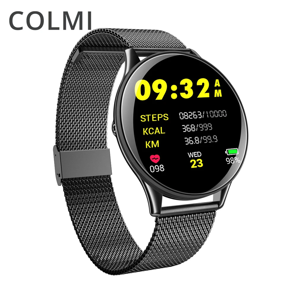 COLMI VK6 Смарт-часы для мужчин ip68 водонепроницаемый монитор сердечного ритма активности фитнес-трекер полями для мужчин и женщин Смарт-часы или Android IOS