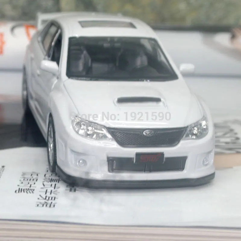 UNI 1/36 масштабные автомобильные игрушки япония Subaru STI литье под давлением металлическая модель автомобиля для подарка/коллекции/детей