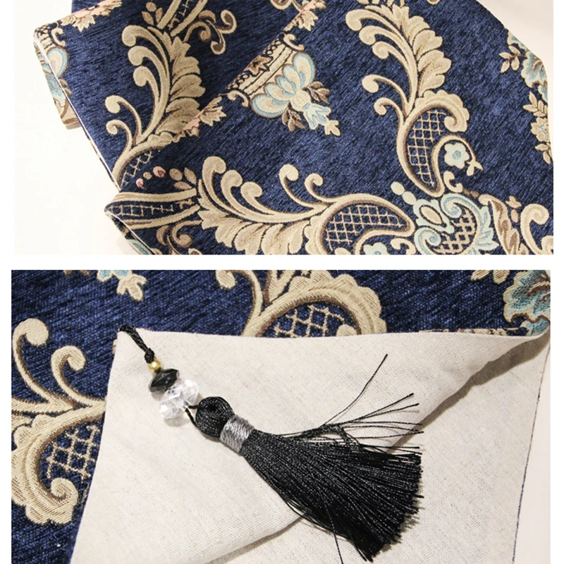 83 дюйма Винтажная настольная дорожка с вышивкой в европейском стиле свадебная