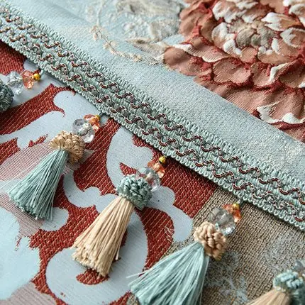 Европейская роскошная скатерть с кисточкой для свадьбы дня рождения вечеринки