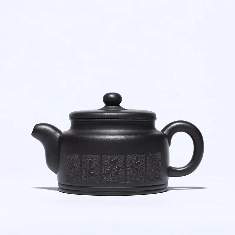 Фиолетовый песок Hu Huanglongshan сырой рудник черная звезда земля чистый чайник ручной