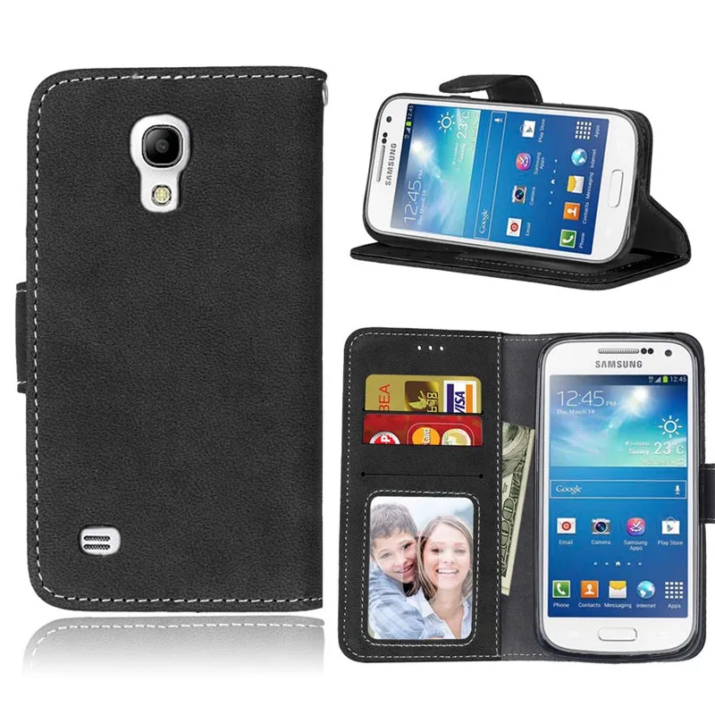 Чехол-бумажник для Samsung S4 Mini из искусственной кожи чехол телефона Galaxy I9190 I9195 I9192 |