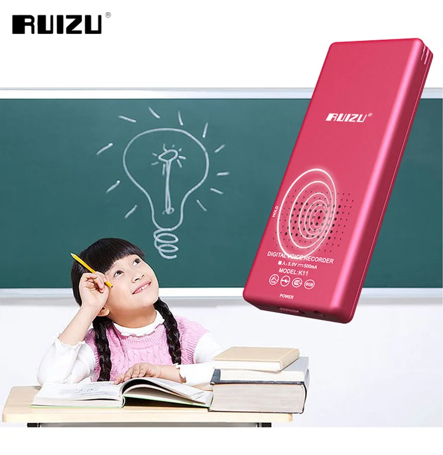 RUIZU K11 8 Гб Mp3 музыкальный плеер Портативный цифровые голосовые изображения