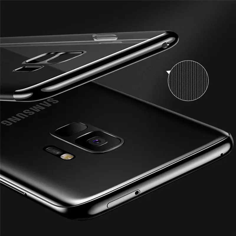 Тонкий прозрачный мягкий ТПУ чехол для телефона Samsung J4 J6 2018 J3 J5 J7 Pro противоударный