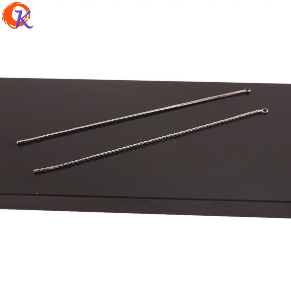 

Cordial Design 50Pcs 2*96MM Earrngs Accessories/Hand Made/Chain Shape/Genuine Gold Plating/DIY Making/Jewelry Findings Component