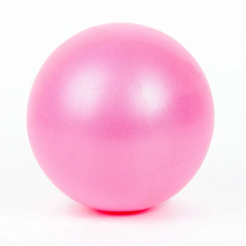 25cm Yoga Ball Exercise Gymnastic Fitness Pilates Ball Balance Exercise Gym Fitness Yoga Core Ball Indoor Training Yoga Ball - Цвет: Розовый