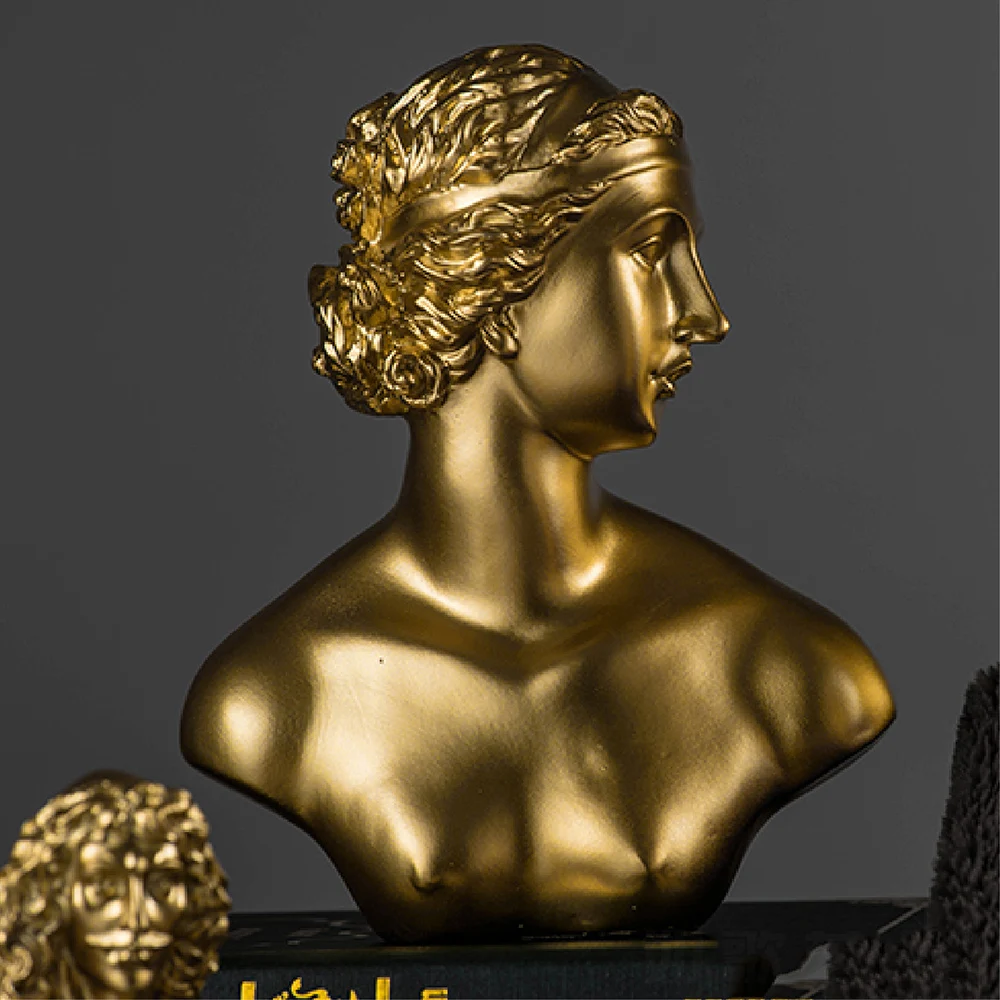 Золотая винтажная художественная Статуэтка Венеры Давид молиер для портрета