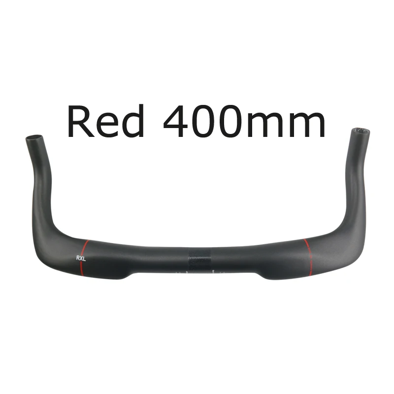 Red 400mm RXL SL велосипед рупор 31,8 мм аэрокарбонат руль для триатлона 380/400/420/440/460 мм UD матовый красный/черный Велоспорт Отдых TT штанга - Цвет: Red 400mm