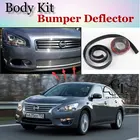 Дефлектор губ бампера для Nissan Altima L31, L32A, D32, Teana, L33, передняя юбка спойлера ДЛЯ вентиляторов TG, комплект для тюнинга автомобилякузоваполосы