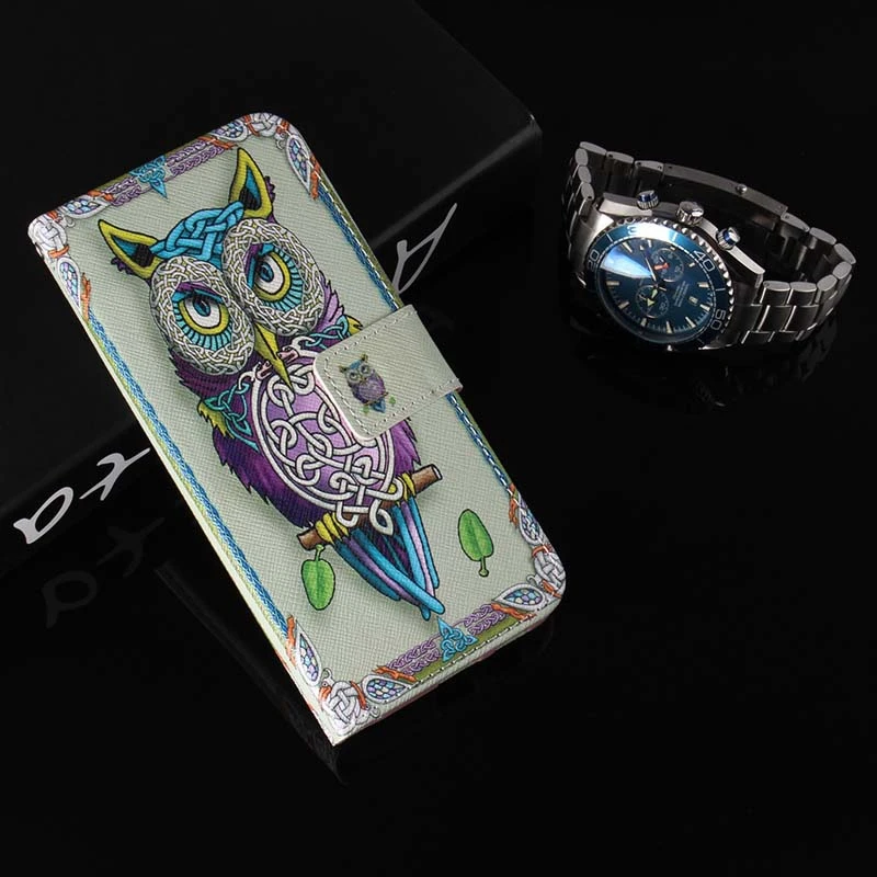 Кожаный чехол-книжка для iPhone XS Max чехлы с 3D рисунком совы тигра чехол X XR бумажник
