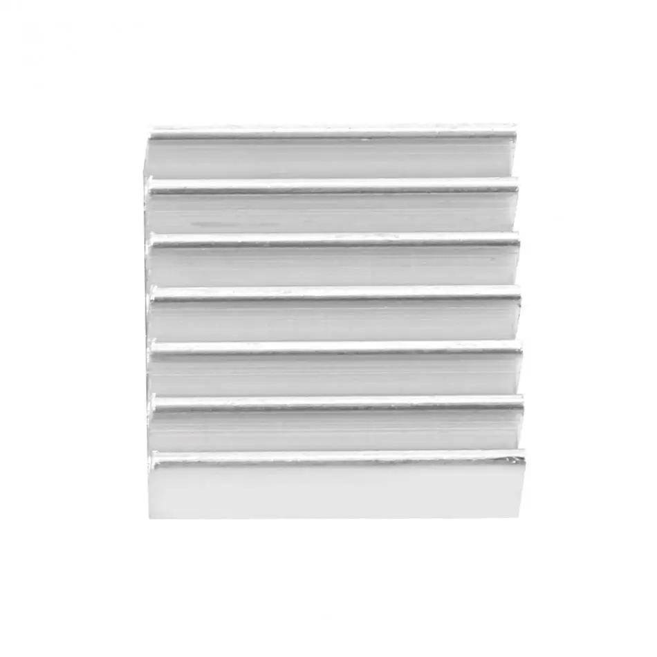 12 шт. небольшой алюминиевый радиатор клей охлаждения набор для электронных