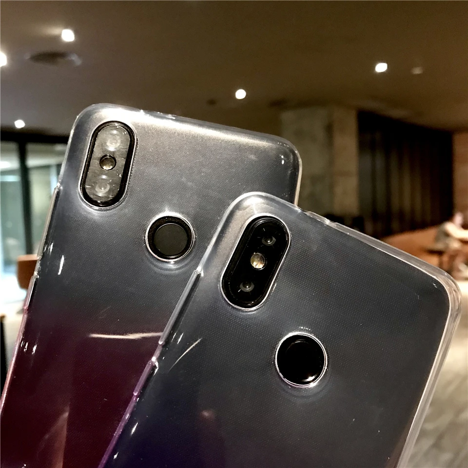 Блестящая силиконовая в цветах радуги чехол для телефона XiaoMi RedMi 6 Pro 6A 5 5A 4A 3 S Note 4