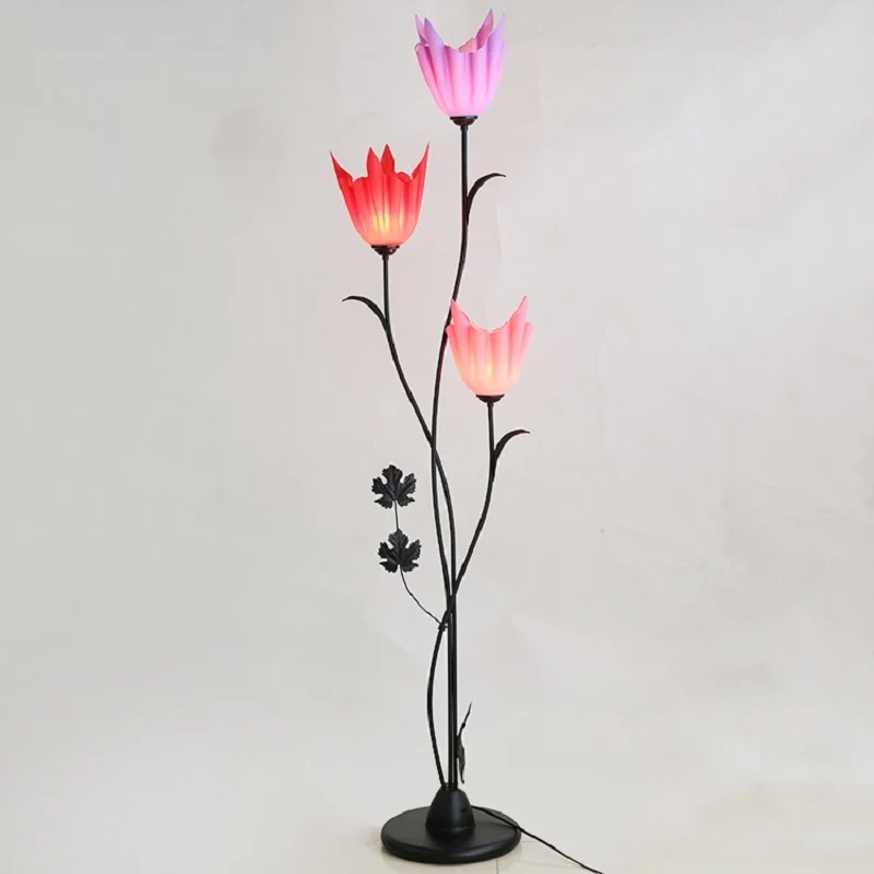 American modern flower shape acrylic shade coffee table living room bedroom clothing store fashion LED floor lamp | Лампы и освещение