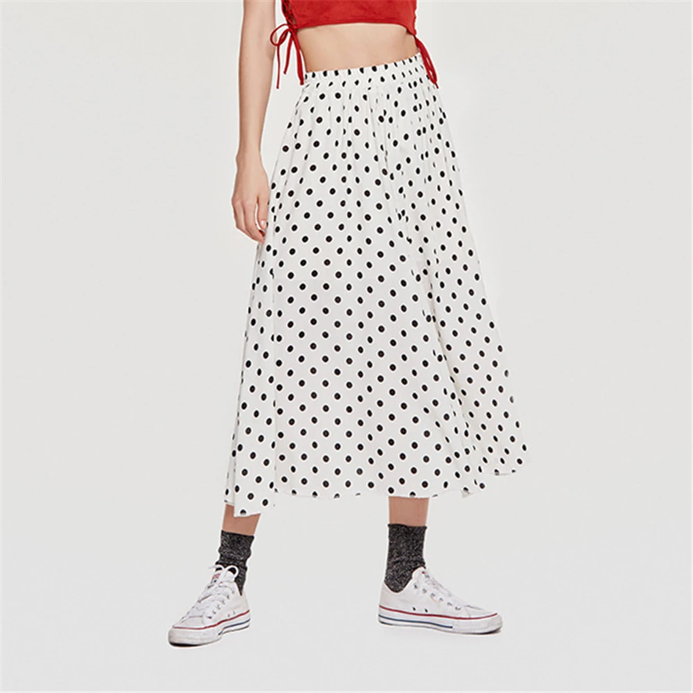 юбка женская длинная новинки 2019 летние юбки больших размеров одежда шифоновая с