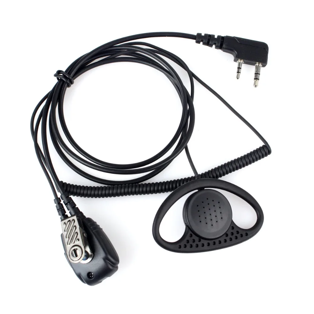 XQF 2 контактный b образный пружинный линейный наушник гарнитура PTT MIC для Kenwood HYT
