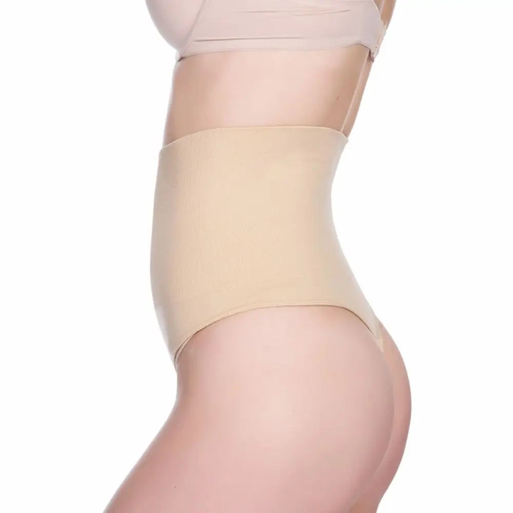Женский тренажер с высокой талией утягивающий живот корсет бесшовные трусики