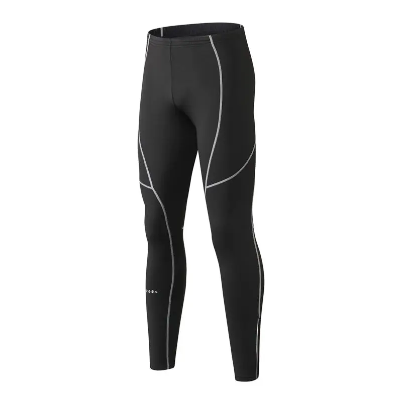Grey Line INBIKE, зимние теплые штаны для велоспорта, мужские спортивные штаны для спортзала, обтягивающие леггинсы, для тренировок, спорта, фитнеса, бодибилдинга, бега - Цвет: Grey Line