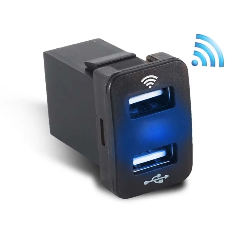 33x23 мм 12 в 24 в двойной Переходник USB для зарядки в машине Bluetooth gps локатор для Toyota