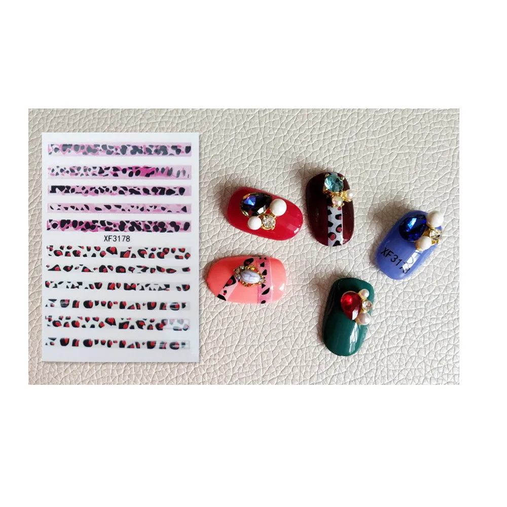 Новые наклейки для ногтей с леопардовым принтом | Красота и здоровье