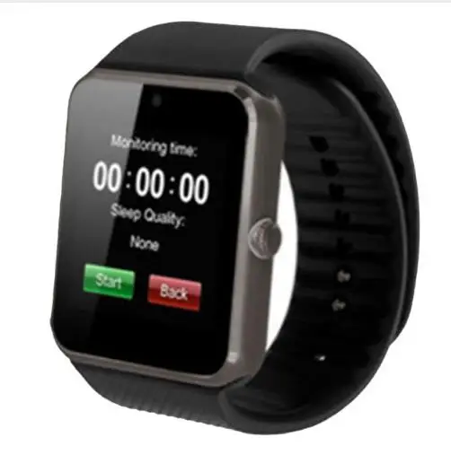GT08 Смарт часы Bluetooth наручные часы для мужчин Smartwatch спорт телефон часы Android Поддержка Sim TF карта для samsung iPhone sony TCL - Color: Black