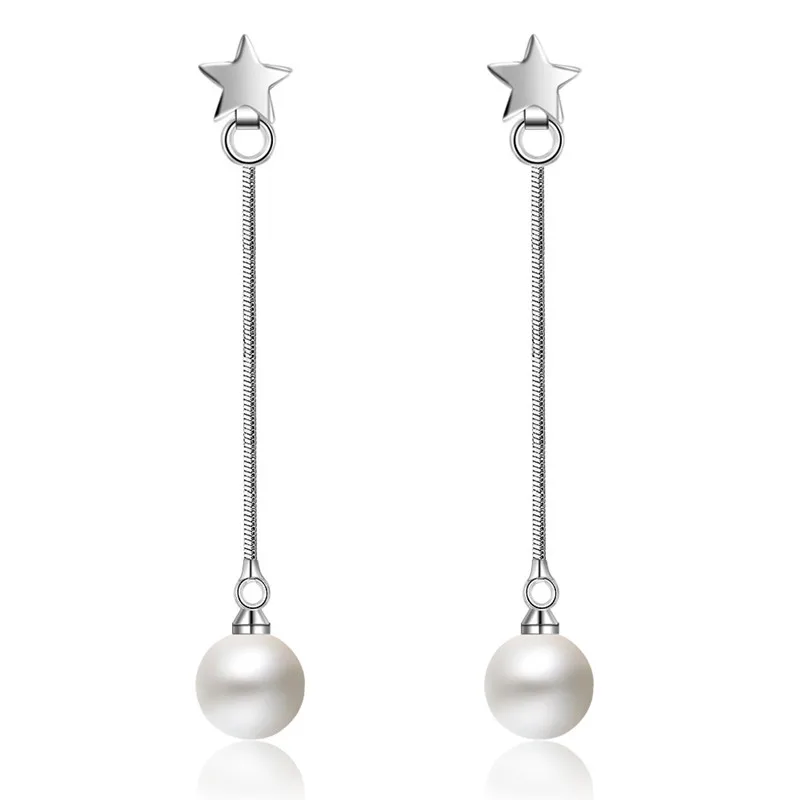 Женские серьги гвоздики из серебра 100% пробы с жемчугом|Серьги-гвоздики| |