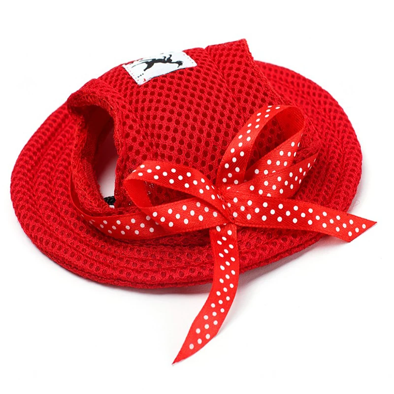 Бейсболка TAILUP для маленьких собак и кошек полосатая шляпа от солнца щенков