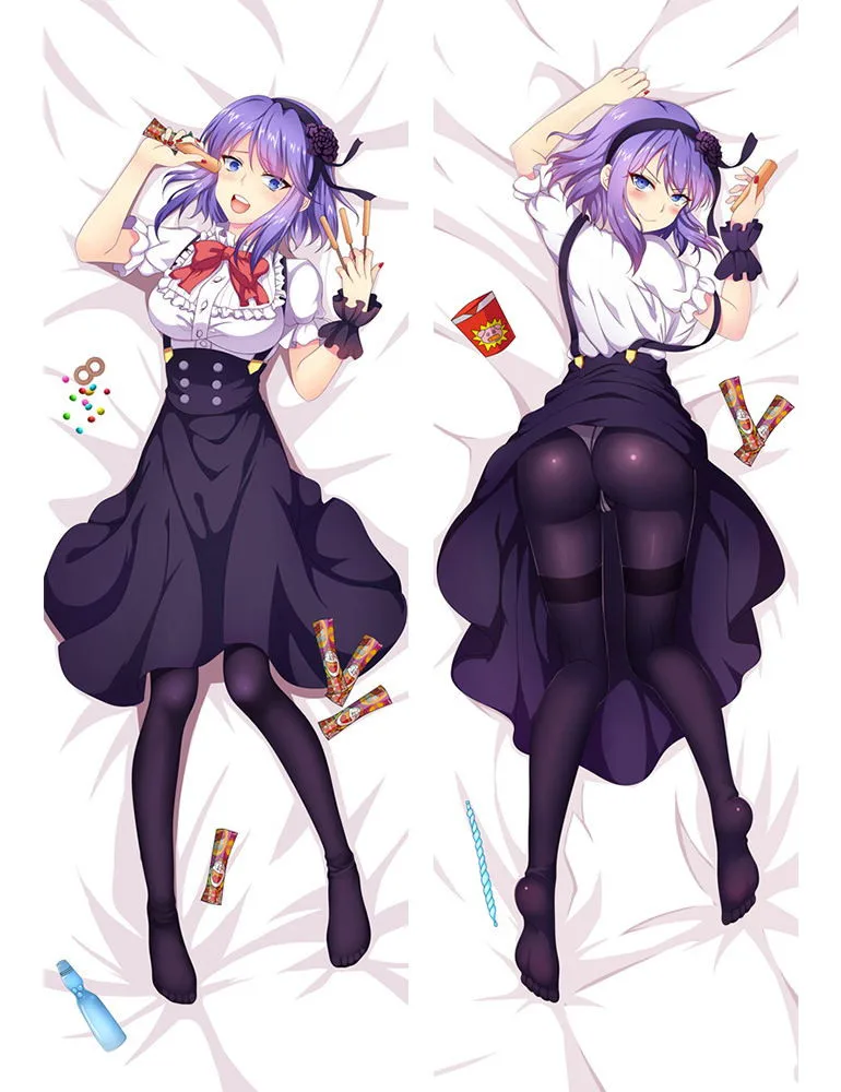 Японское аниме dagashi kashi shidare hotaru обнимающая Подушка Чехол дакимакура 63008(1)|body pillow