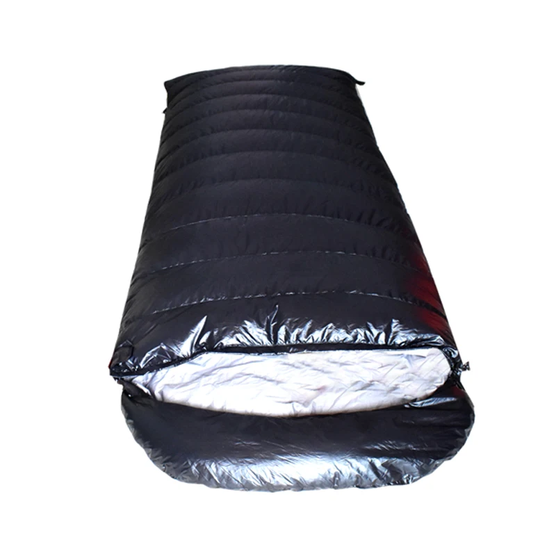ARICXI спальный мешок белый утиный пух открытый кемпинг черный 210x80 см|sleeping bag black|outdoor