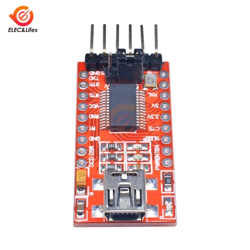 1 шт. FT232RL FT232 FTDI USB для ttl 3,3 В 5,5 в последовательный адаптер модуль загрузки кабель для мини-порта