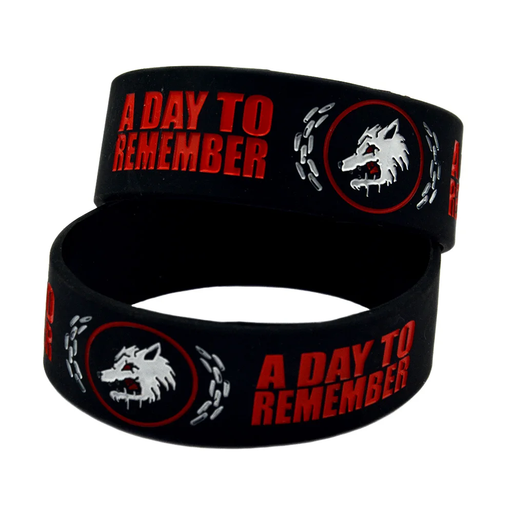 1 шт. A Day To Remember силиконовый браслет ширина дюйм широкий для концерта|Браслеты с