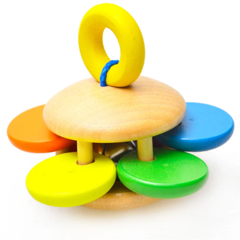 1 шт. детская деревянная погремушка-колокольчик | Игрушки и хобби