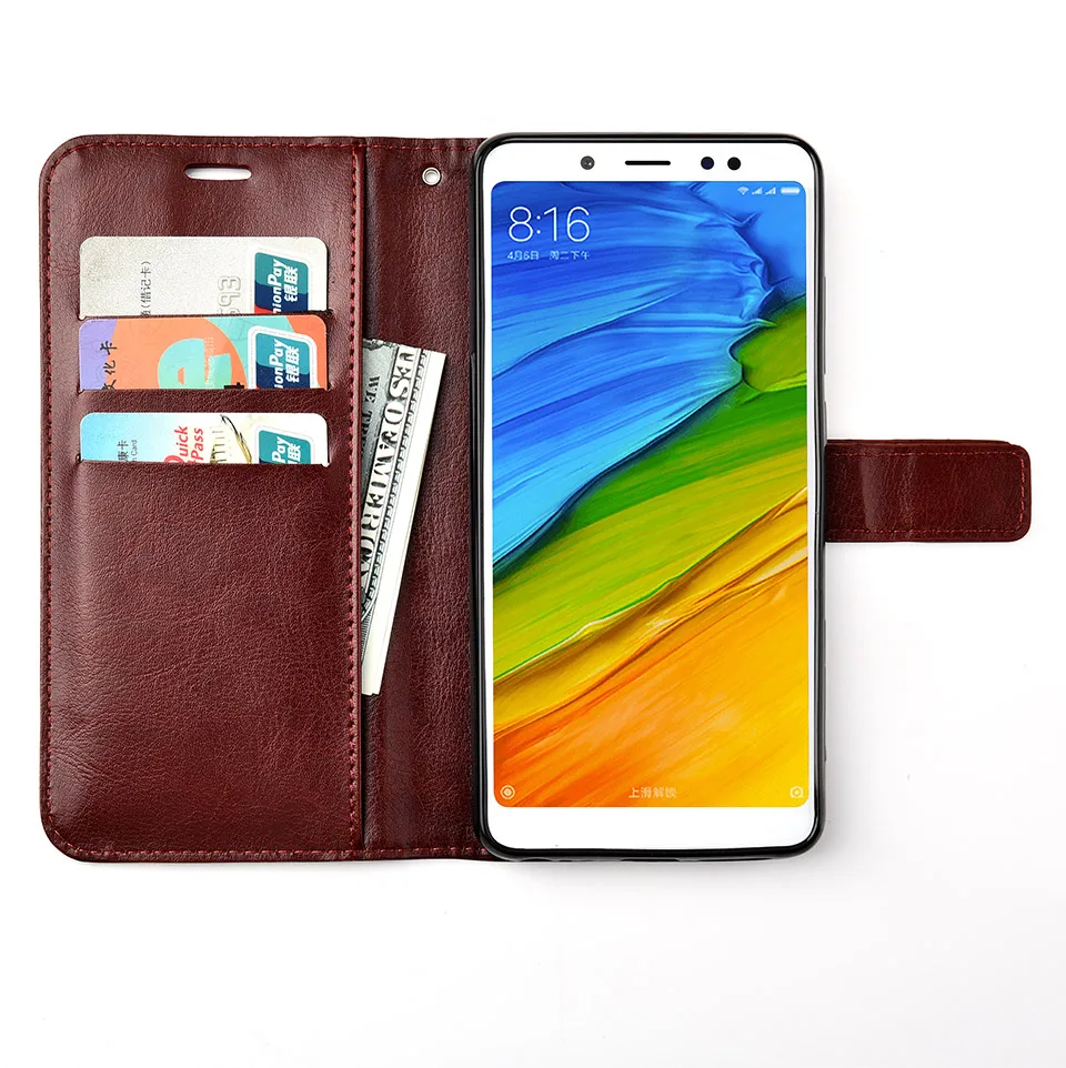 Роскошный кожаный чехол для Xiaomi Redmi Note 5, чехол, откидная задняя крышка, чехол для телефона на xiomi Redmi Note 5 Pro Note5 pro 5,99"