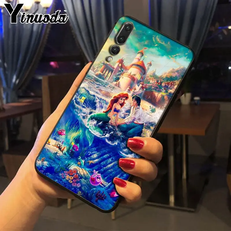 Чехол для телефона Yinuoda Little Mermaid аксессуары huawei p20 pro p20lite nova 3i mate20 proe чехол