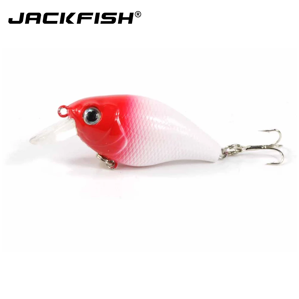 JACKFISH кренкбейт блесна рыболовная приманка 5 шт./компл. с коробкой светящаяся
